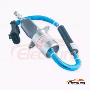 Fuel Shutdown Solenoid SA-4806-12 for Kubota V2203-powered excavators and equipment