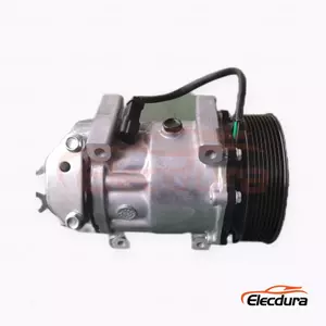 7H15 24V 8PK 136 mm Heavy-Duty A/C Compressor for Caterpillar dozer 136 mm
