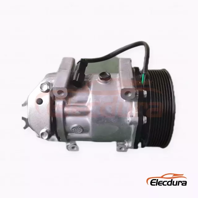 7H15 24V 8PK 136 mm Heavy-Duty A/C Compressor for Caterpillar dozer 136 mm