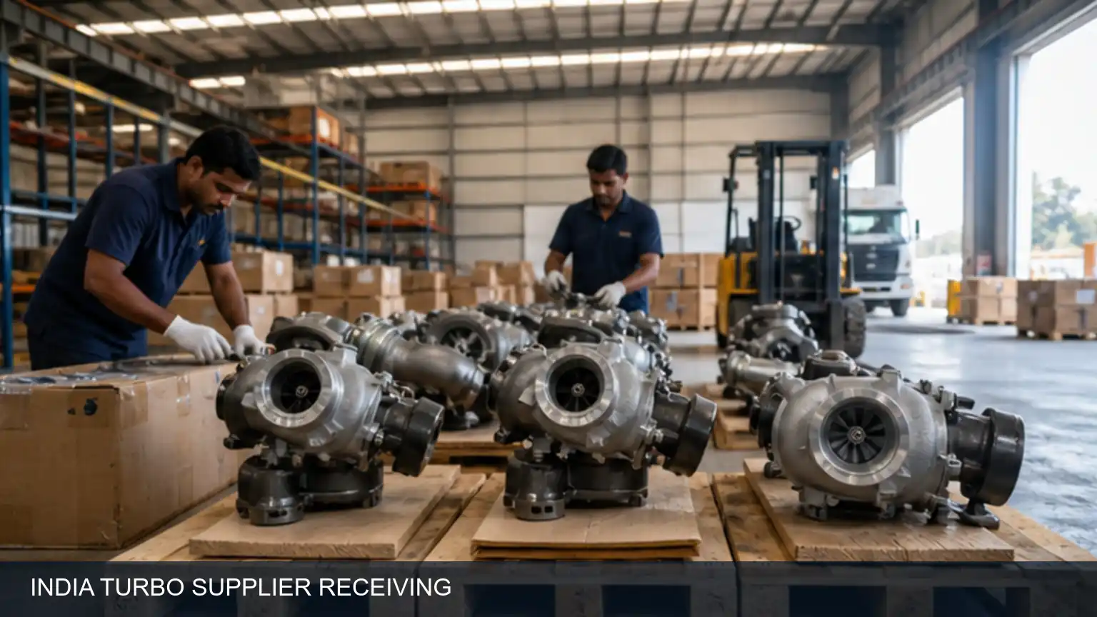 Receiving inspection of heavy-duty turbocharger samples from an Indian supplier