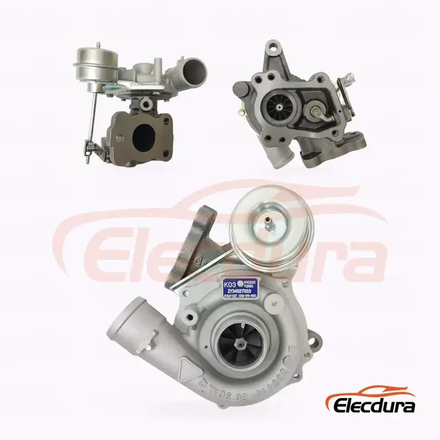 Elecdura K03 Turbocharger 53039700051 OE 13900-67G00 complete assembly front view