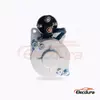 Mazda Reverse-Rotation 12V CCW Starter Motor, Drive-End Mounting View