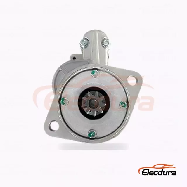 S25-516 日立型スターターモーター、24V 4.0kW 9 歯、全体側面図