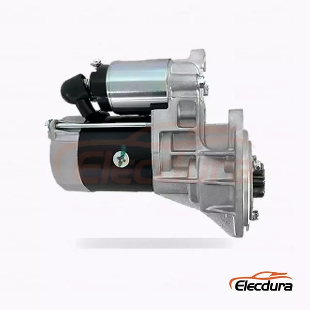 D&eacute;marreur de type Hitachi S13-211, 12 V, 2,8 kW, 9 dents, vue du terminal arri&egrave;re