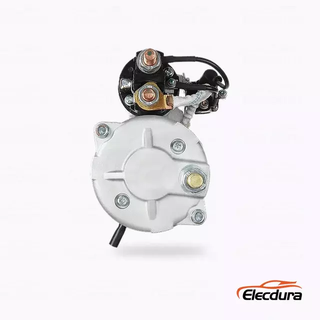 21103722 ボルボ D10B D9B スターター モーター卸売、背面端子ビュー