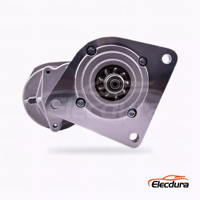 15481-63010 Fornitura all'ingrosso del motorino di avviamento Kubota M6950, vista frontale lato azionamento