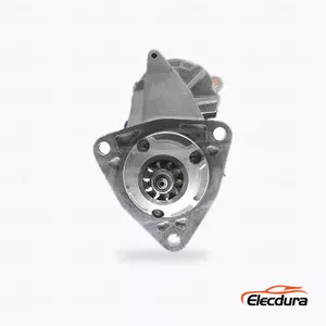 87593436 New Holland MX240 Starter Motor Wholesale Supply, Drive-End Front View