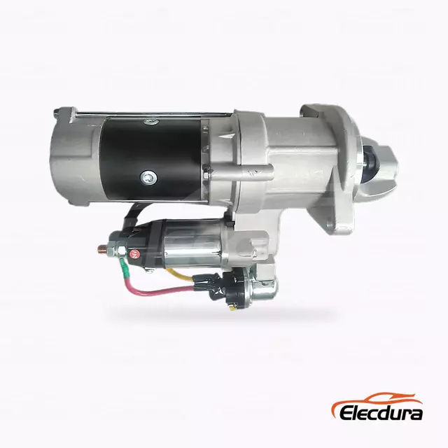 0230001290 Nikko / Caterpillar starter motor side view
