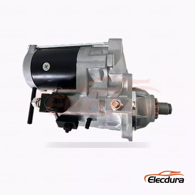 228000-6530 John Deere Tractor Starter Motor, 12V 4.0kW 11 Teeth, Rear Terminal View