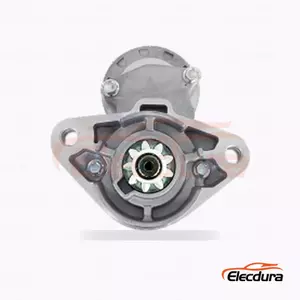 17519、190-253 Toyota Starter Motor, 12V 1.4kW 9 Teeth, Complete Side View