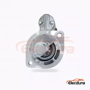 12995377010 Hitachi-Type Starter Motor for Yanmar 4TNE98, 12V 3.0kW 9 Teeth, Complete Side View