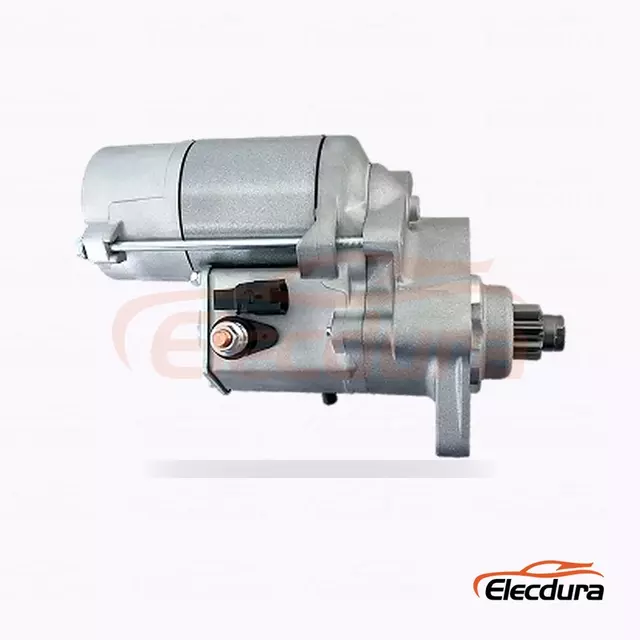 NAD500310 D&eacute;marreur Land Rover Discovery 3, 12 V 1,8 kW 9 dents, vue lat&eacute;rale compl&egrave;te