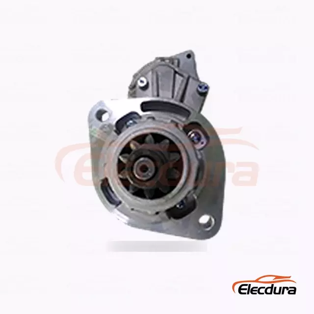 0-24000-3060 Komatsu PC200-6 Starter Motor, 24V 5.0kW 10 Teeth, Rear Terminal View