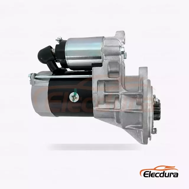 8-94453-212-0 D&eacute;marreur de type Hitachi, 12 V, 2,5 kW, 9 dents, vue du terminal arri&egrave;re