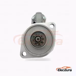 894334380 Isuzu 4BC2 Starter Motor, 24V 5.0kW 9 Teeth, Complete Side View