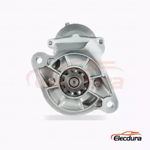 128000-5590 Case Starter Motor, 12V 1.4kW 10 Teeth, Complete Side View