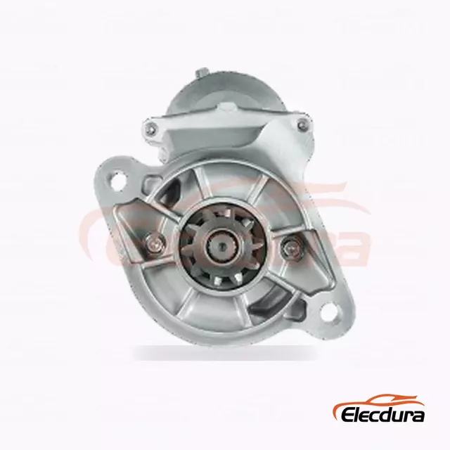 128000-5590 Case Starter Motor, 12V 1.4kW 10 Teeth, Complete Side View