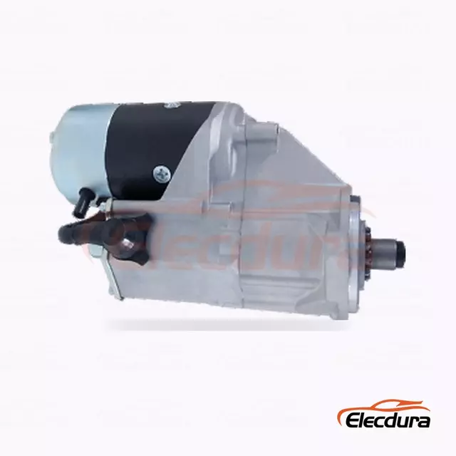 128000-6010 Kraftig startmotor, 24V 4,5kW 11 t&auml;nder, komplett sidovy
