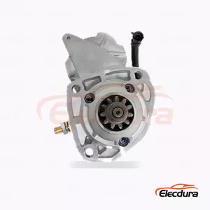 DSN2007 John Deere heavy Equipment Starter Motor, 12V 4.8kW 11 Teeth, Complete Side View