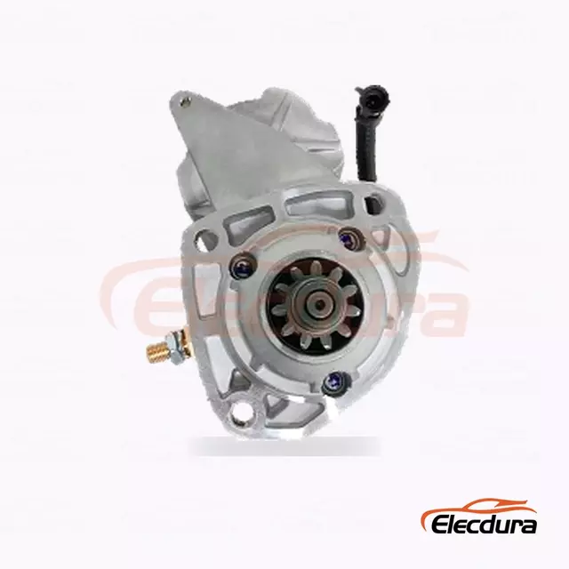 DSN2007 John Deere heavy Equipment Starter Motor, 12V 4.8kW 11 Teeth, Complete Side View