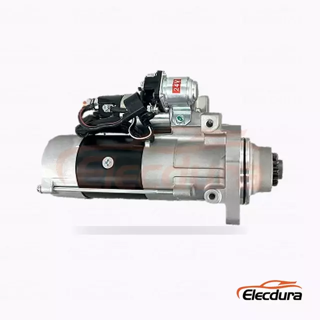 DRS0321 Rozrusznik typu Mitsubishi do dużych obciążeń, 24 V, 5,5 kW, 12 zęb&oacute;w, widok z tyłu zacisku