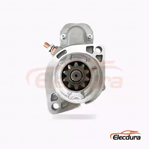428000-7100 Cummins QSB6.7 Engine Starter Motor, 24V 4.8kW 10 Teeth, Complete Side View