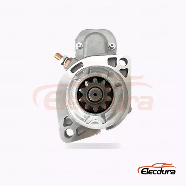 428000-7100 D&eacute;marreur de moteur Cummins QSB6.7, 24 V 4,8 kW 10 dents, vue lat&eacute;rale compl&egrave;te