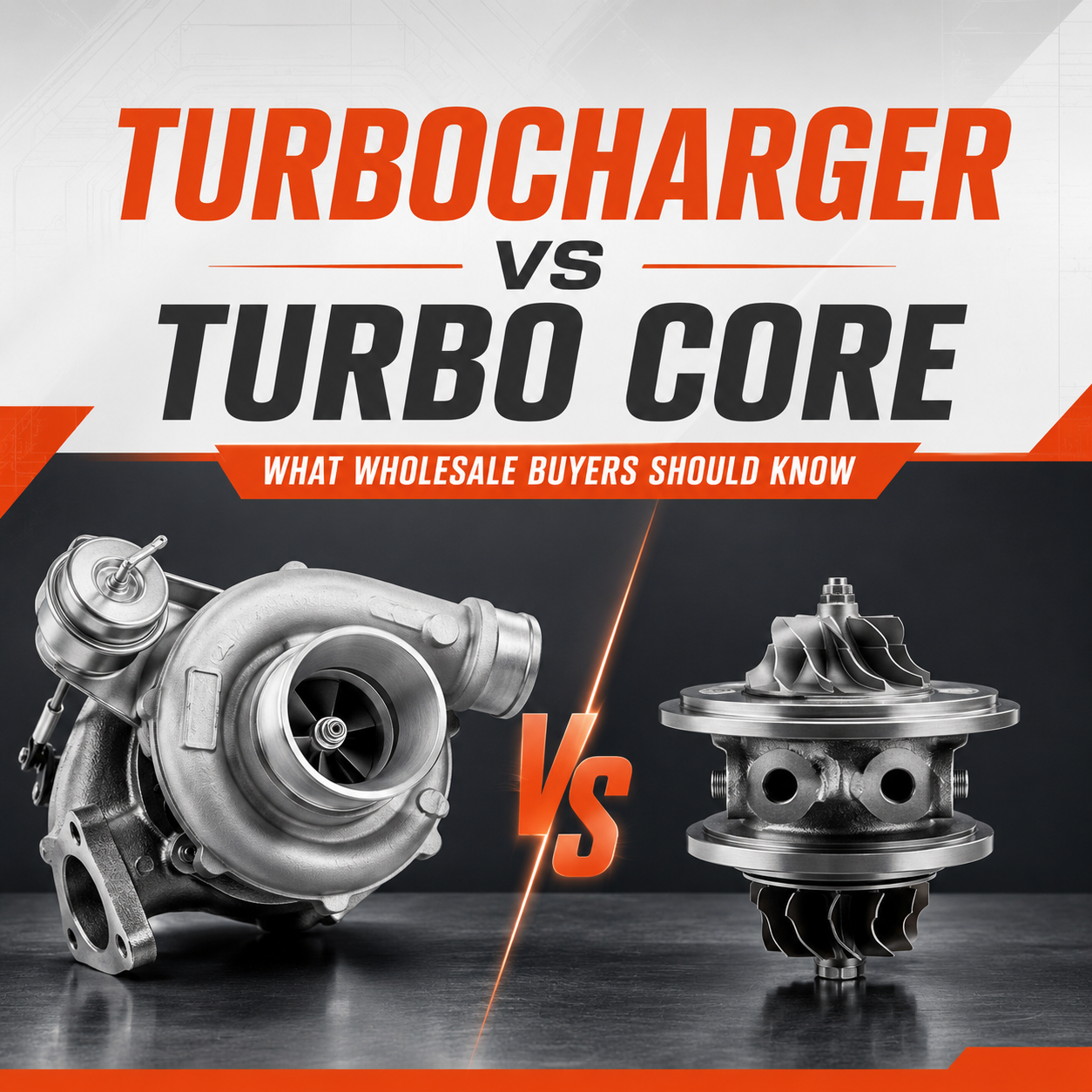 Turbocharger vs turbo core comparison for aftermarket wholesale buyers.png