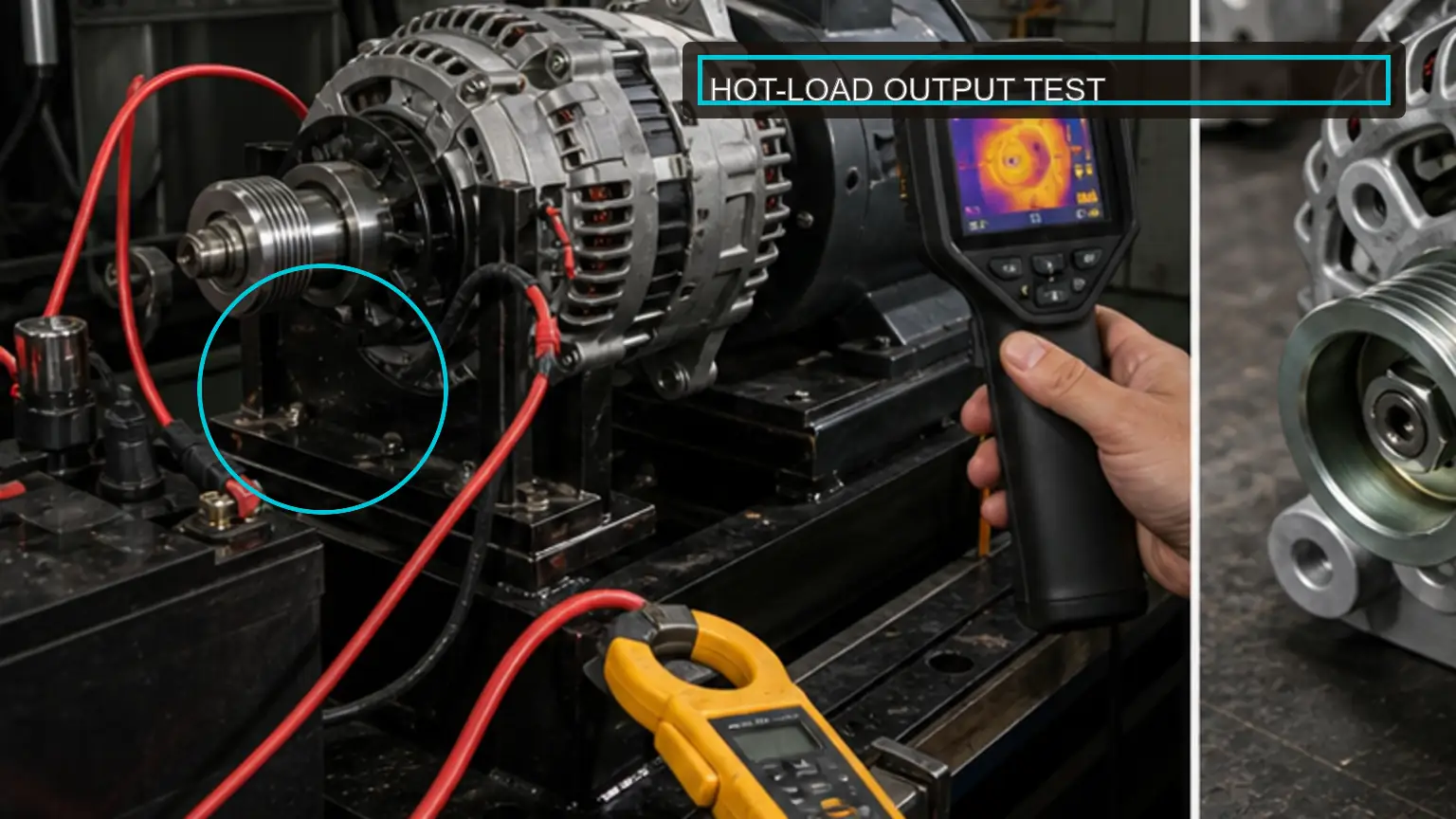 Heavy-duty alternator units compared by application geometry and visible interfaces for buyers serving Vietnam
