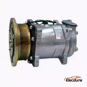5H14 24V 6PK Heavy-Duty A/C Compressor for Sinotruk HOWO T5G top-port truck