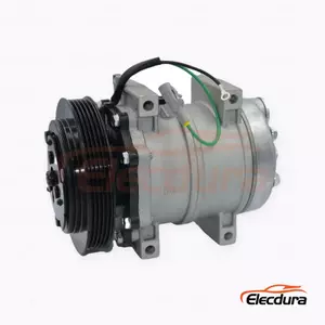 7H15 24V 5PK Heavy-Duty A/C Compressor for Foton Auman GTL truck 5PK vertical-port version
