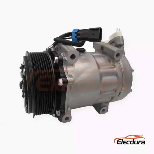 7H15 12V 8PK 119 mm Heavy-Duty A/C Compressor for Freightliner heavy truck