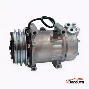 7H15 24V A2 132 mm Heavy-Duty A/C Compressor for Scania commercial truck twin-A version
