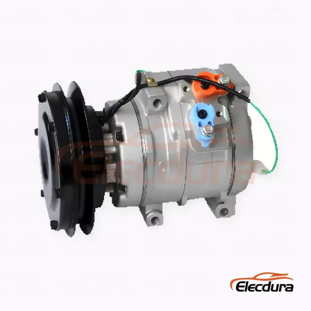 10S15C 24V B1 152 mm Heavy-Duty A/C Compressor for XCMG excavator / Komatsu-style mount