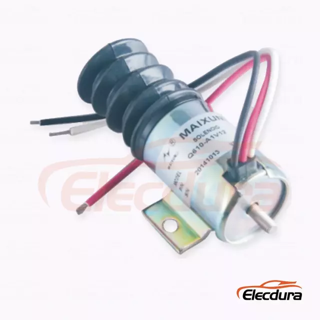 Fuel Shutdown Solenoid Q610-A1V12 Q610-A1V24 for riding mower, compressor and engine-control systems