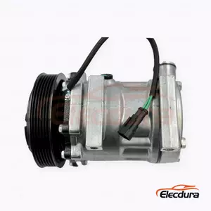 7H15 24V 6PK 133 mm Heavy-Duty A/C Compressor for FAW Jiefang New Hanwei 375 truck