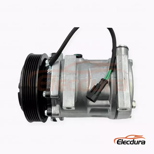 7H15 24V 6PK 133 mm Heavy-Duty A/C Compressor for FAW Jiefang New Hanwei 375 truck
