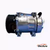 7H15 24V 10PK 123 mm Heavy-Duty A/C Compressor for FAW Jiefang JH6 O-ring-port 10PK version