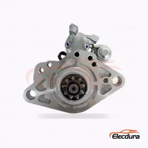 Mitsubishi-Type 12V 2.2kW 9 Teeth CW Variant B Starter Motor, Complete Side View