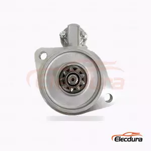 23300-10T01 Nissan Navara D21/D22 Starter Motor, 12V 2.2kW 9 Teeth, Complete Side View