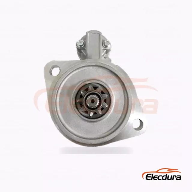 23300-10T01 Motorino di avviamento Nissan Navara D21/D22, 12 V 2,2 kW 9 denti, vista laterale completa