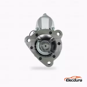 6008133752 Kubota 6D125 Starter Motor Distributor, Drive-End Front View