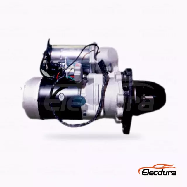 6008133610 Komatsu SA6D140-1 Starter Motor Distributor, Complete Side View