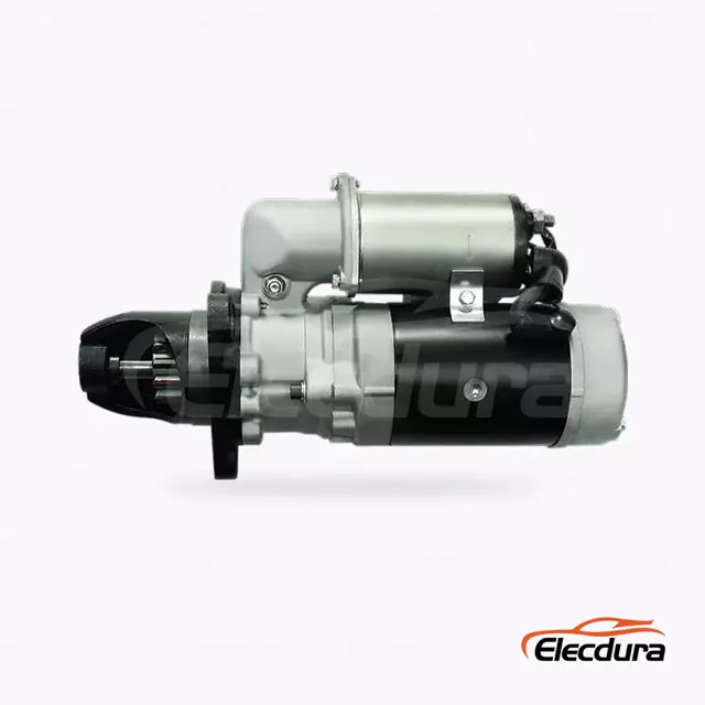 600-813-4671 Komatsu S6D170 Starter Motor Distributor, Complete Side View