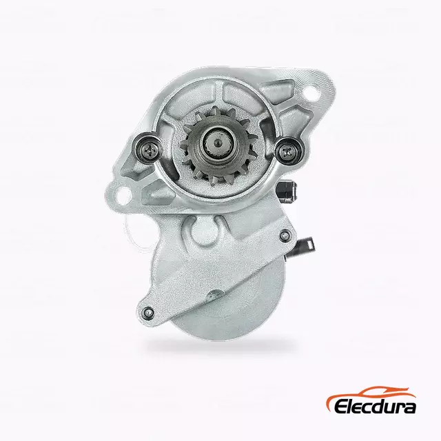 228000-6320 Kubota D1105 V1505 Starter Motor Wholesale, Drive-End Front View