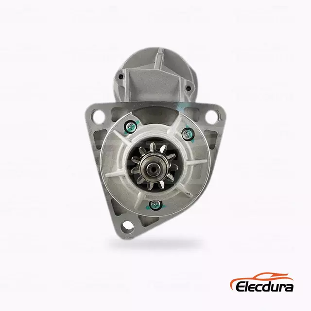 231503113 Doosan Crane Starter Motor B2B Supply 24V, Drive-End Front View
