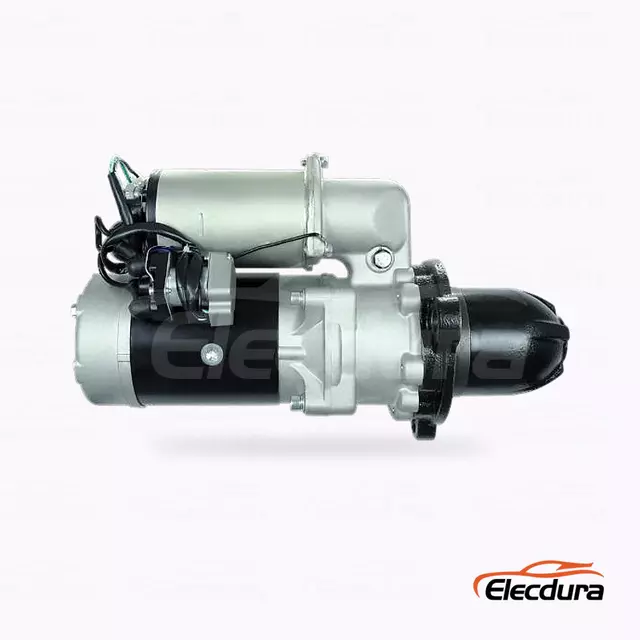 0-23000-7022 Komatsu S6D170 Starter Motor Distributor, Complete Side View