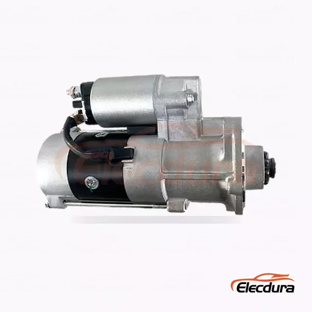 M8T70971 Kubota Starter Motor, 12V 2.2kW 9 Teeth, Rear Terminal View