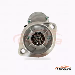 228000-6920 Bobcat Compact Excavator Starter Motor, 12V 2.0kW 10 Teeth, Complete Side View