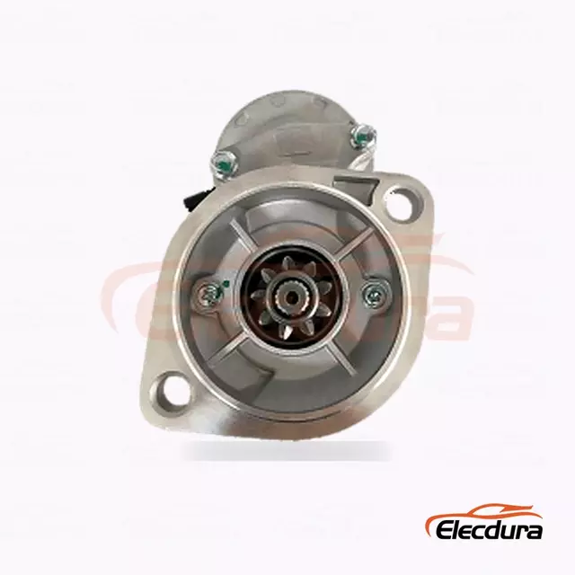 228000-6920 Moteur de d&eacute;marreur pour pelle compacte Bobcat, 12 V, 2,0 kW, 10 dents, vue lat&eacute;rale compl&egrave;te